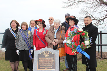 NY Daughters honor War of 1812 Heroine Celea Sampson Cole